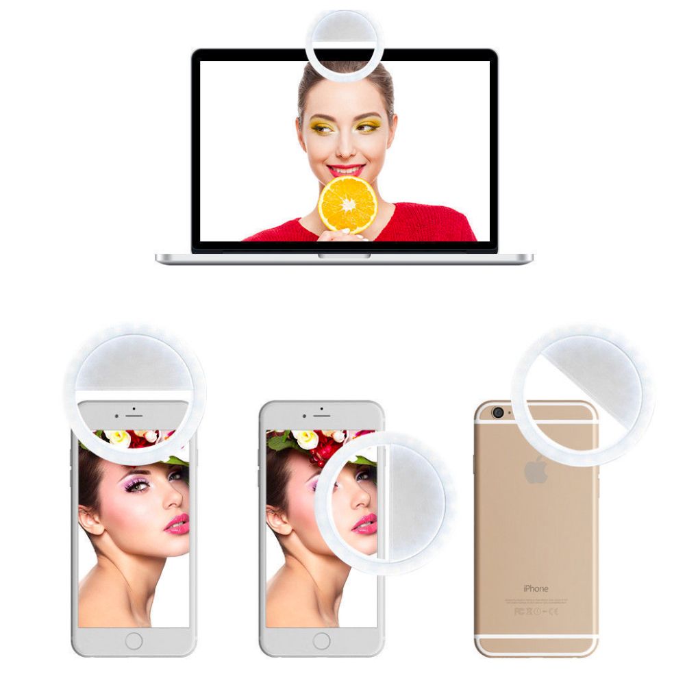 GlowClip™ Portable Selfie Ring Light – Perfect Lighting Anywhere