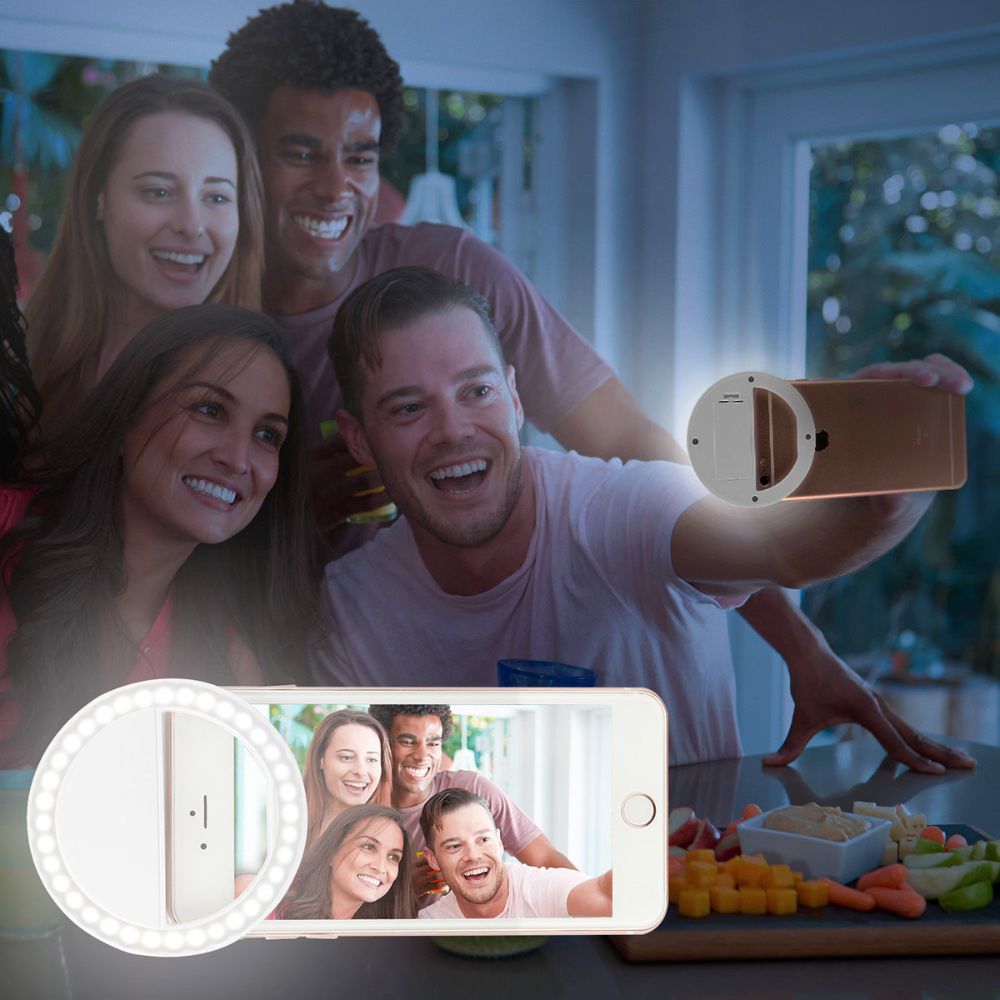 GlowClip™ Portable Selfie Ring Light – Perfect Lighting Anywhere