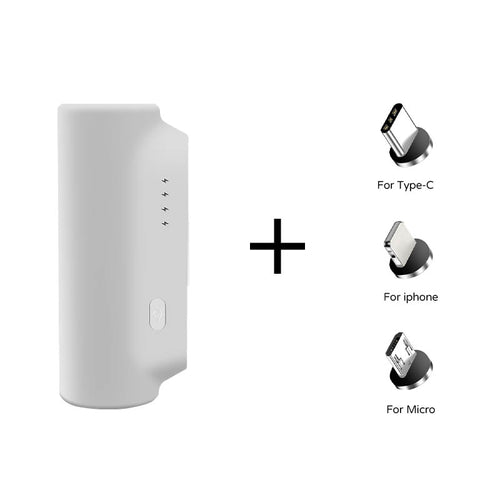 Magnetic Power Capsule Charger Portable Backup 5000mAh