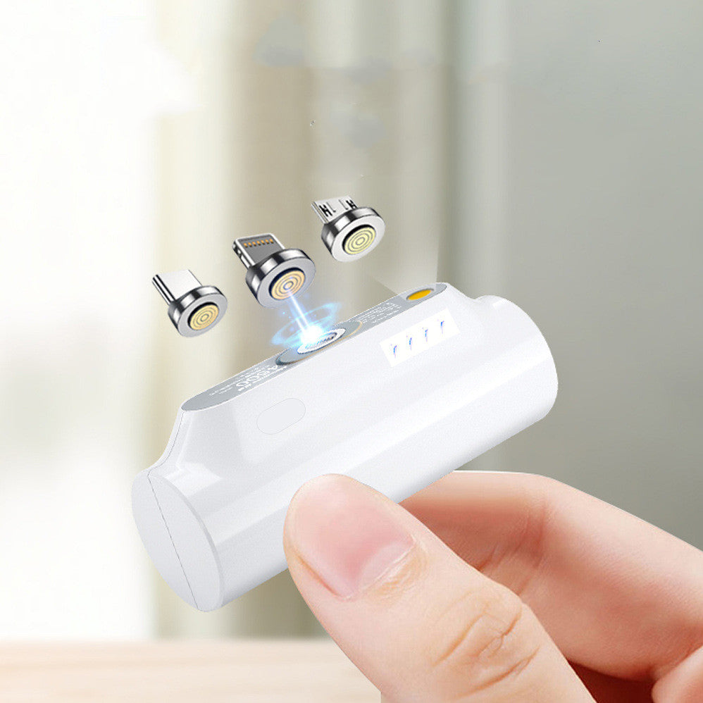Magnetic Power Capsule Charger Portable Backup 5000mAh