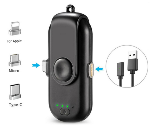Dark Compact Power Bank