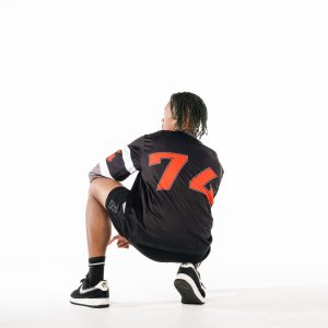 Gustavarian 47 Hockey Jersey – Red & Black Streetwear Long Sleeve