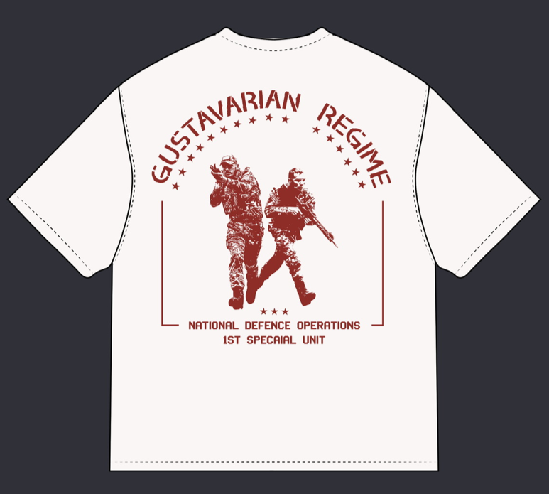 Gustavarian Civil War Oversized Unisex T-Shirt