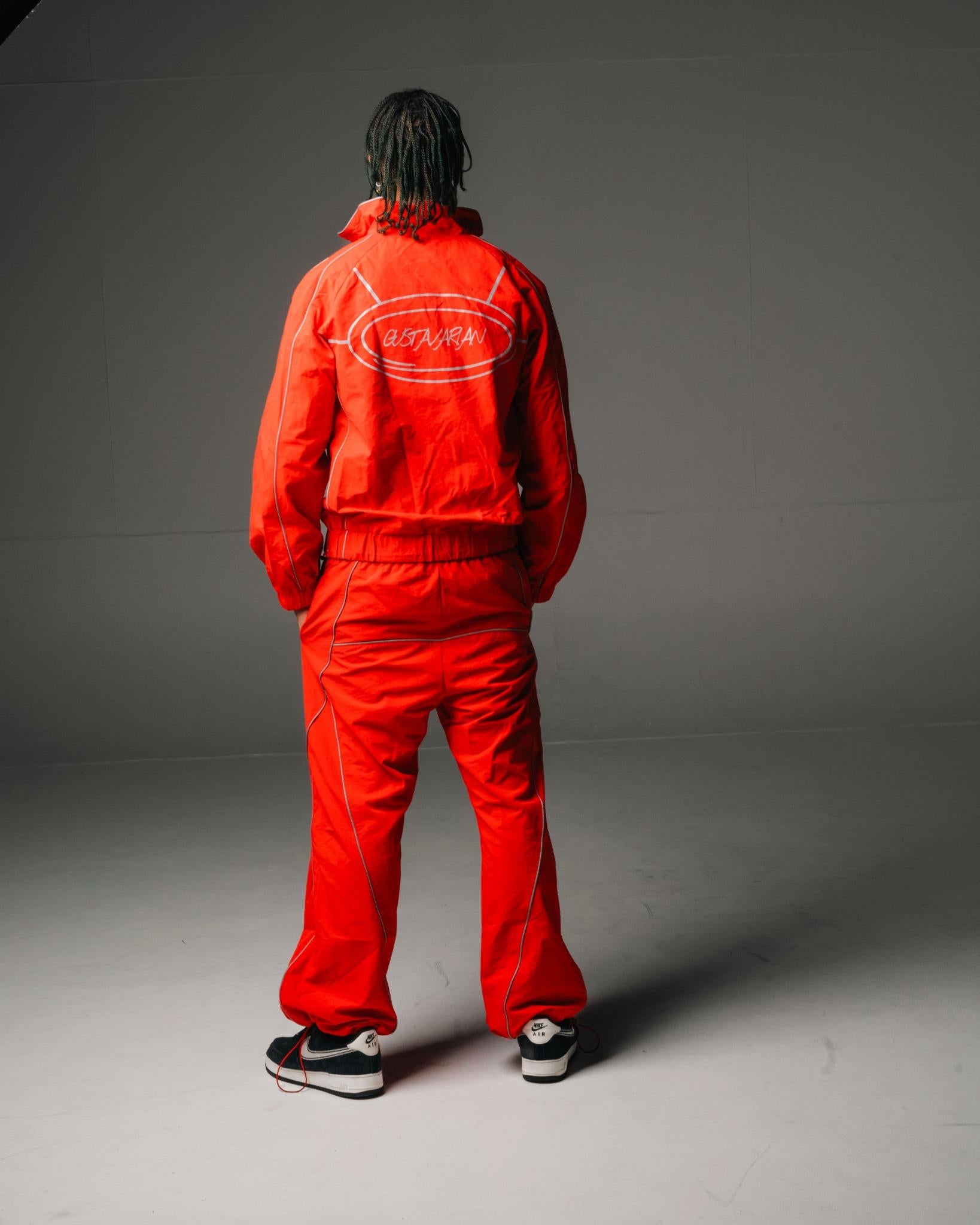 Gustavarian Original Red Illumination Track Suit – Unisex Streetwear Set