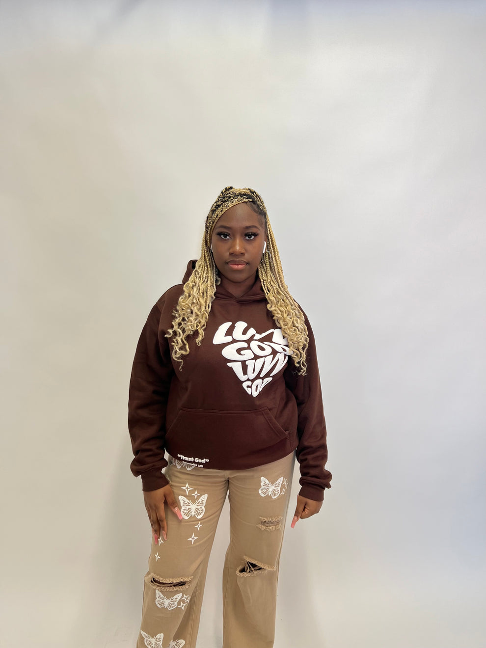 Brown Hoodie
