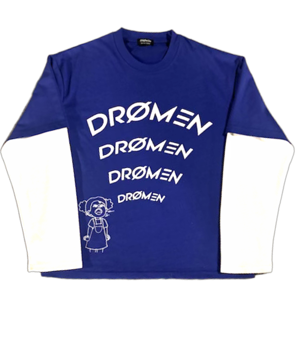 ECHO - DOUBLE LAYER TSHIRT [BLUE]