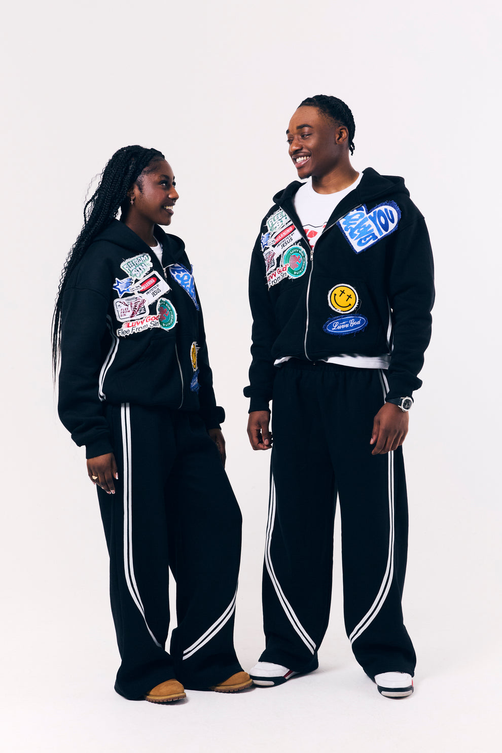 'Flee From Sin' Zipper