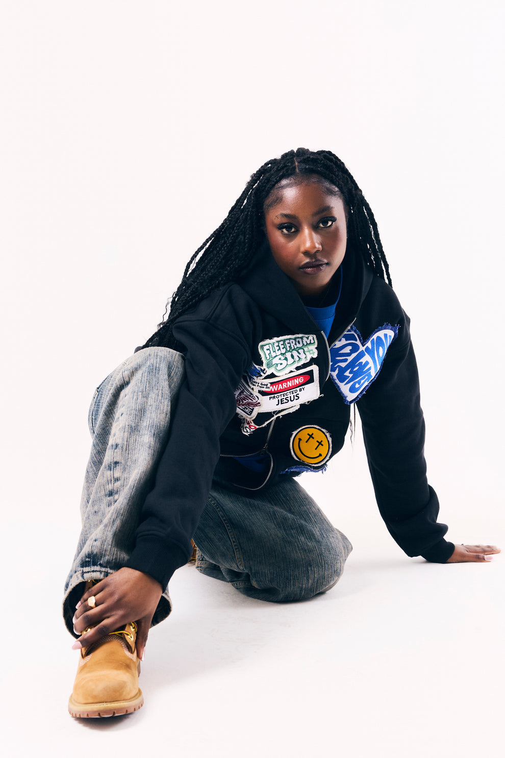 'Flee From Sin' Zipper