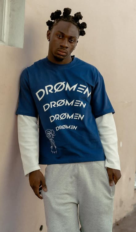 ECHO - DOUBLE LAYER TSHIRT [BLUE]