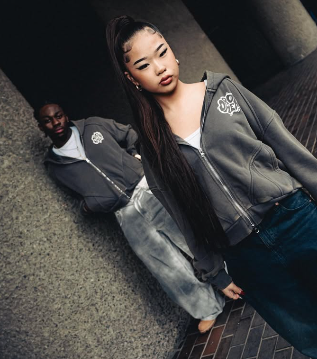 LUCID - WASHED ZIP HOODIE [PARIS GREY]