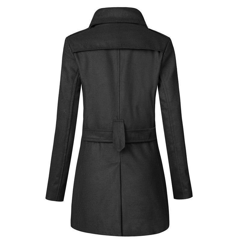 MetroTailor™ Men's Wool Coat – Refined Elegance & Comfor