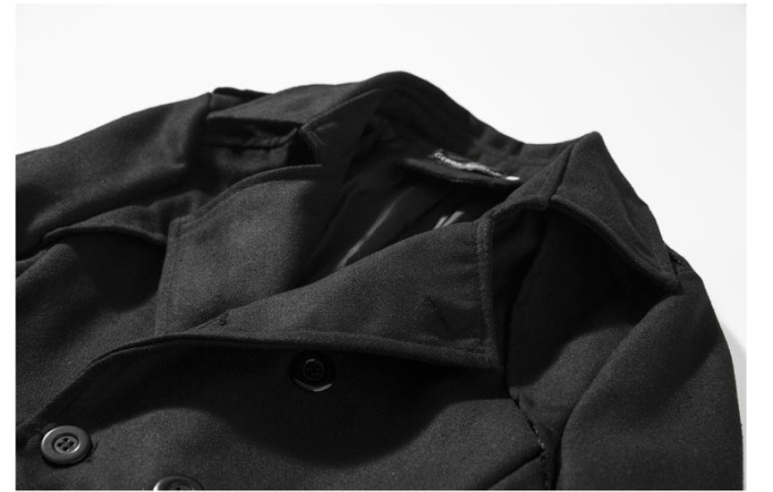 MetroTailor™ Men's Wool Coat – Refined Elegance & Comfor
