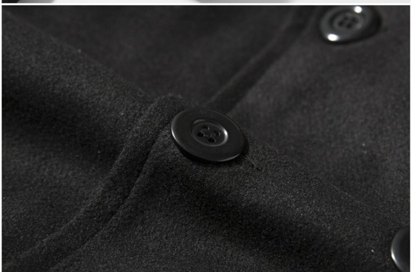 MetroTailor™ Men's Wool Coat – Refined Elegance & Comfor